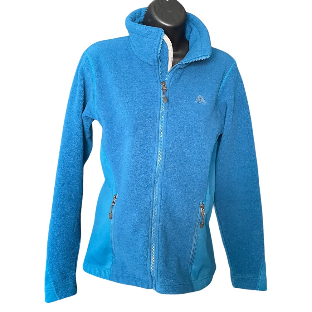 NIKE ACG Fit Therma Fleece Jacket Full Zip Turquoise Girls Size Medium